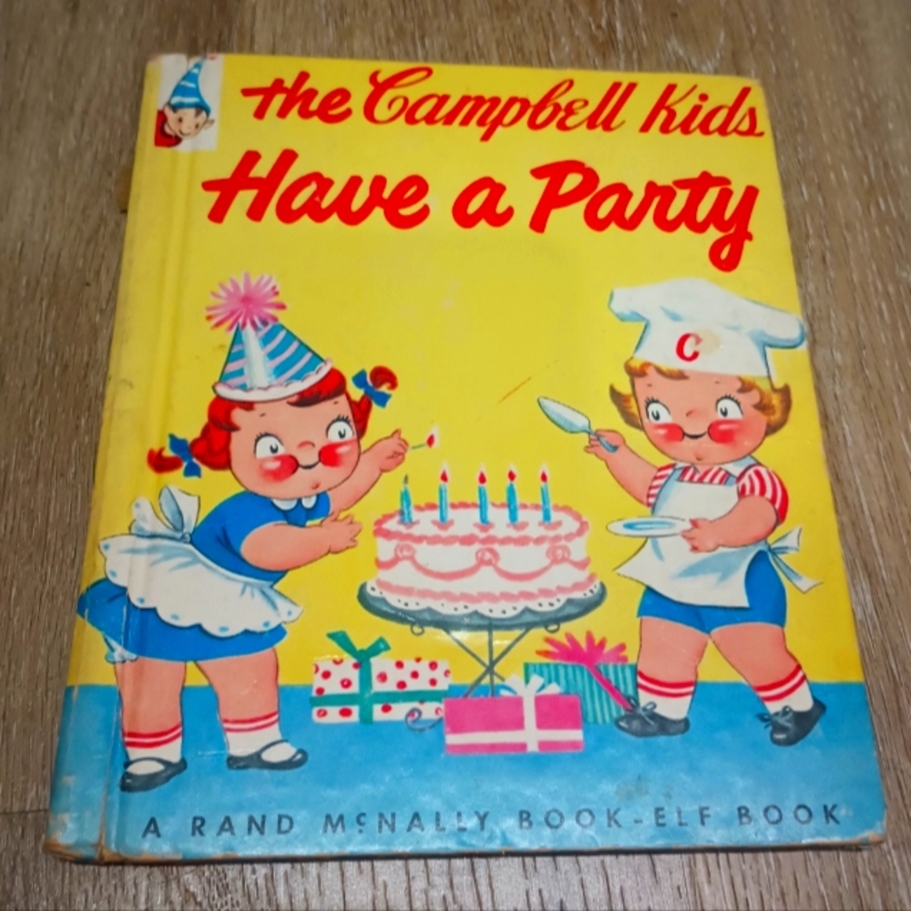 Vintage 1954 The Campbell Kids Have a Party Book